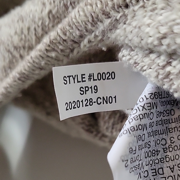 Madewell Heathered Short Sleeve Tie-Front Tee Womens Size Small - Picture 9 of 9